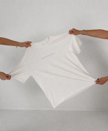 Oversized crew T-shirt - women's fit