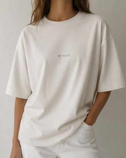 Oversized crew T-shirt - women's fit
