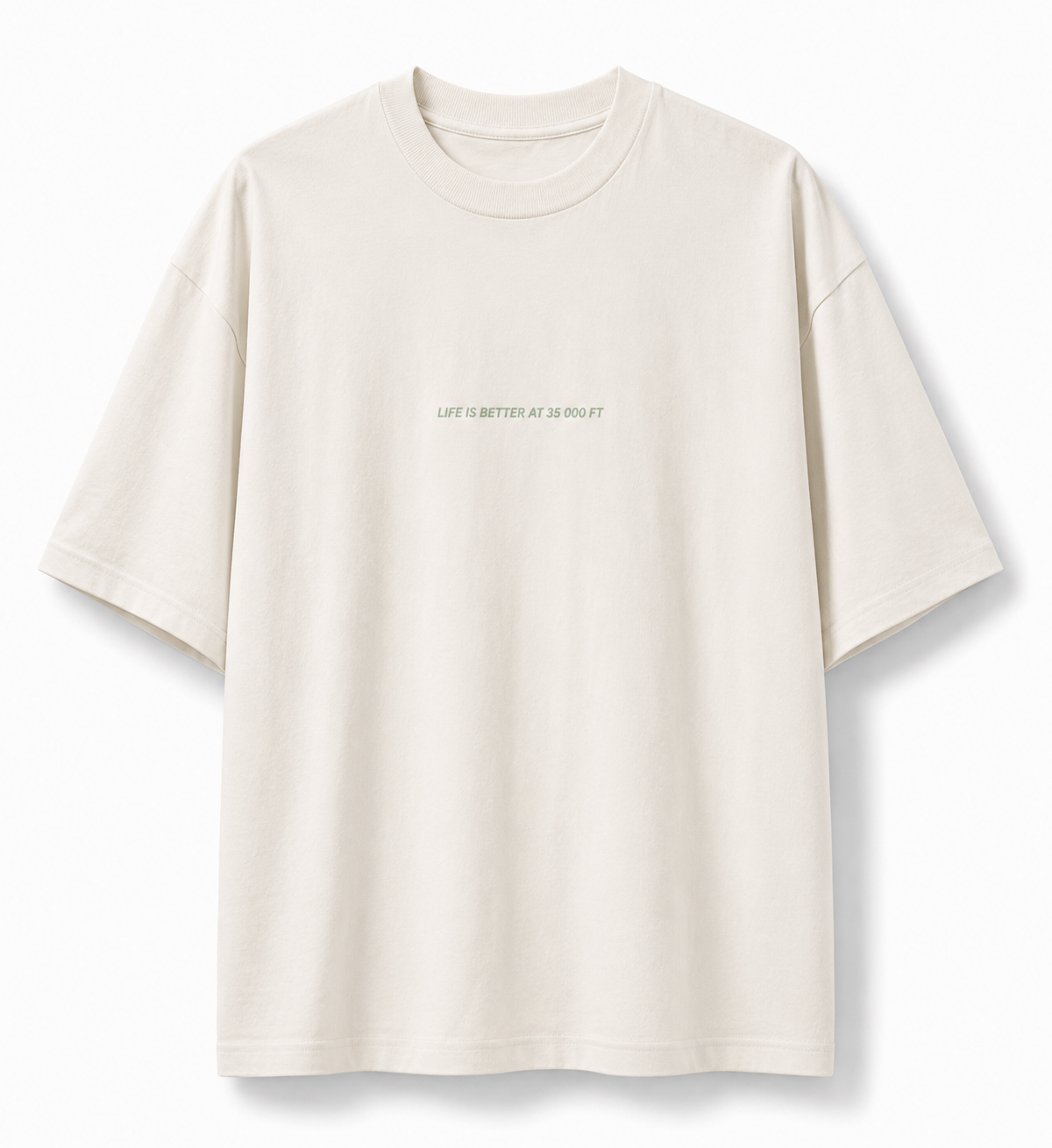 Oversized crew T-shirt - women's fit