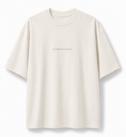 Oversized crew T-shirt - women's fit