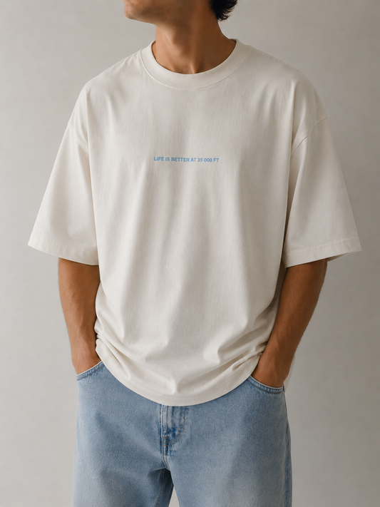 Oversized crew T-shirt - men's fit