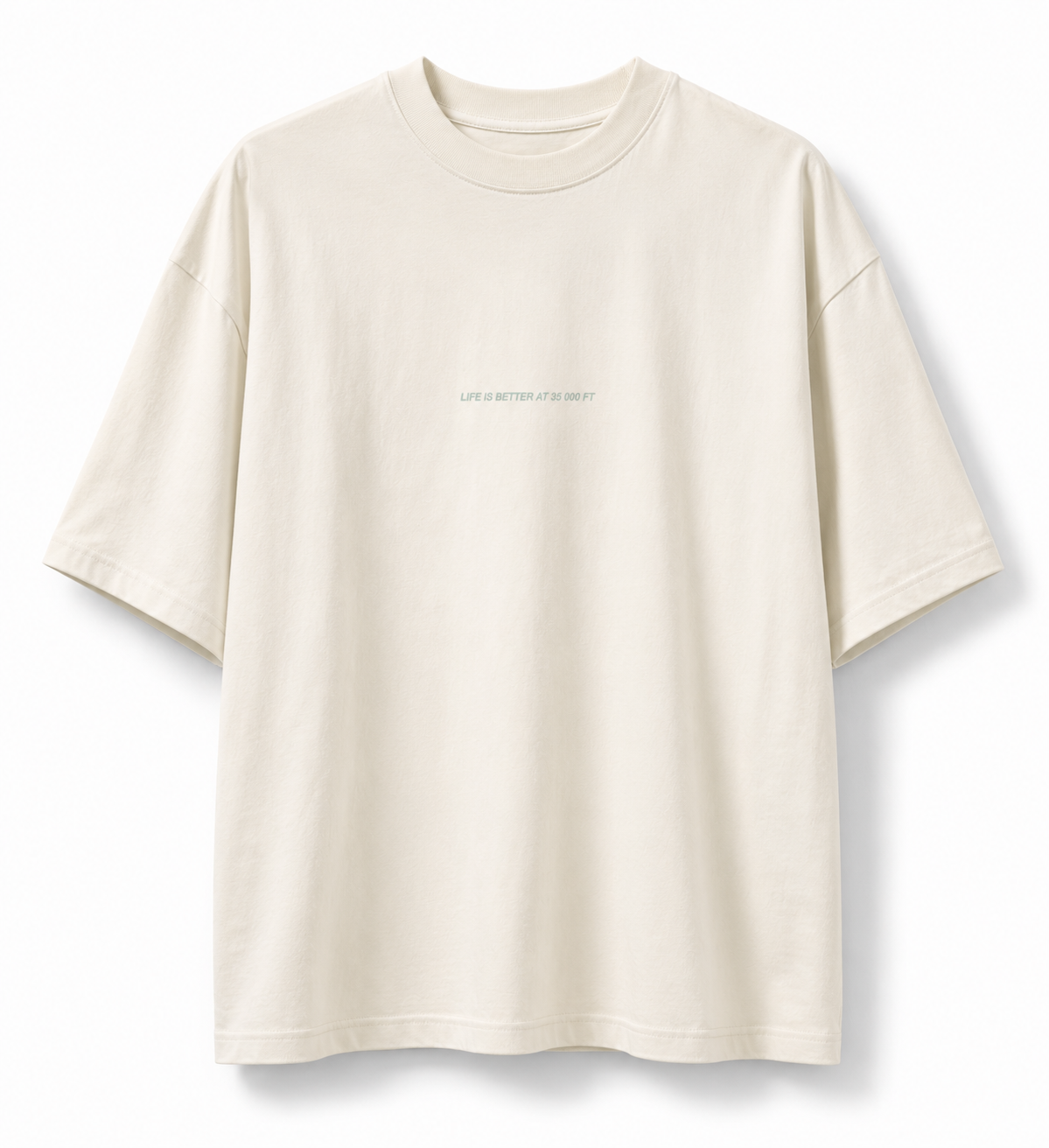 Oversized crew T-shirt - women's fit